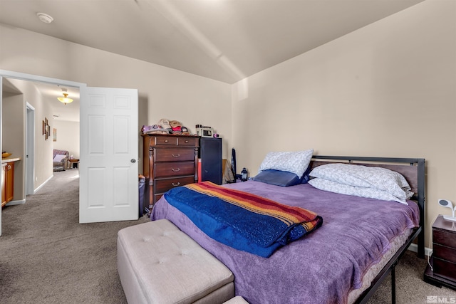 bedroom with carpet floors