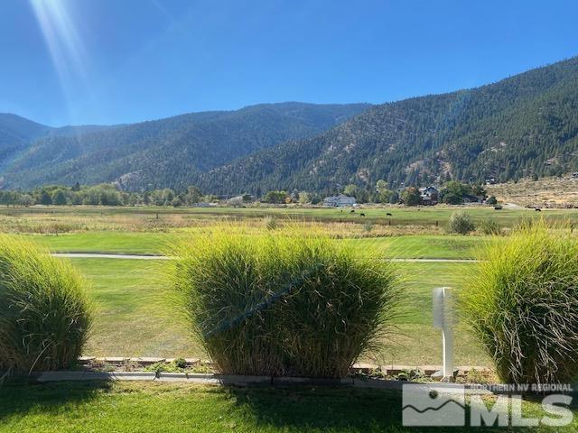 property view of mountains featuring a rural view