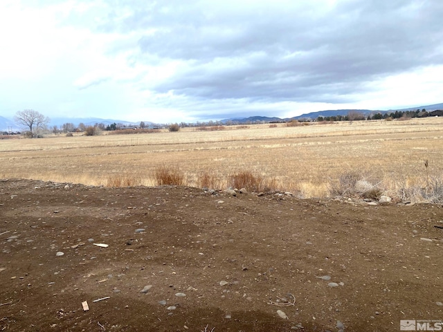 view of local wilderness with a mountain view and a rural view