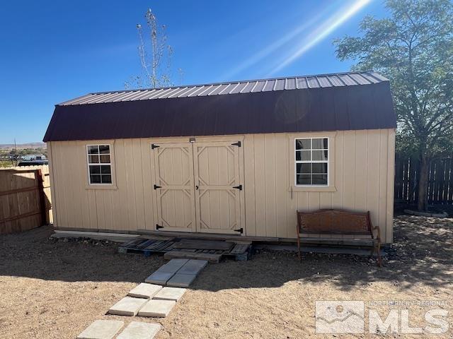 view of outbuilding