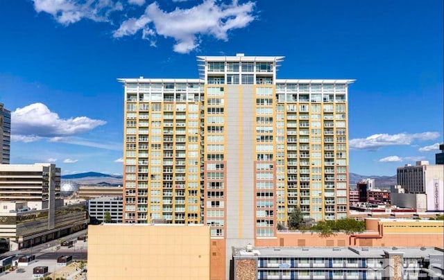 view of property with a mountain view