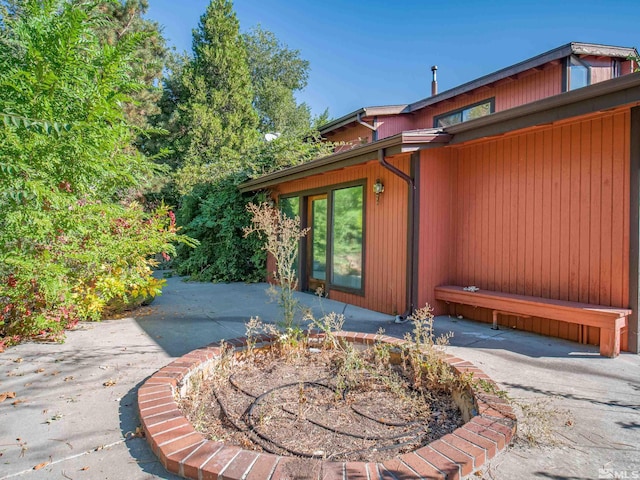 view of home's exterior featuring a patio