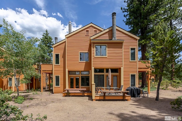 view of rear view of house