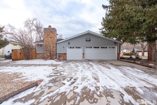 view of ranch-style home