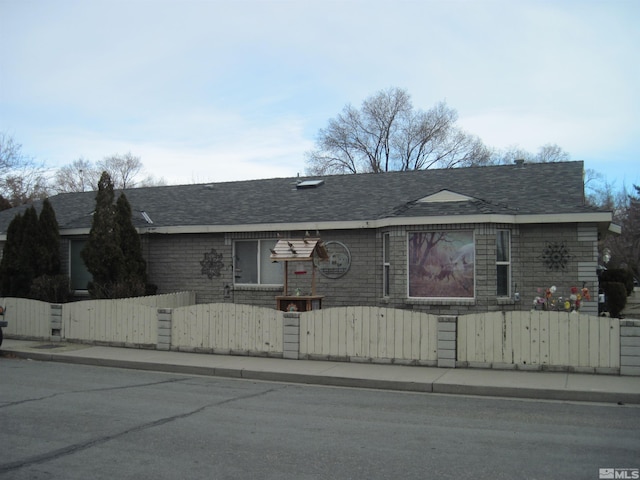 view of ranch-style house