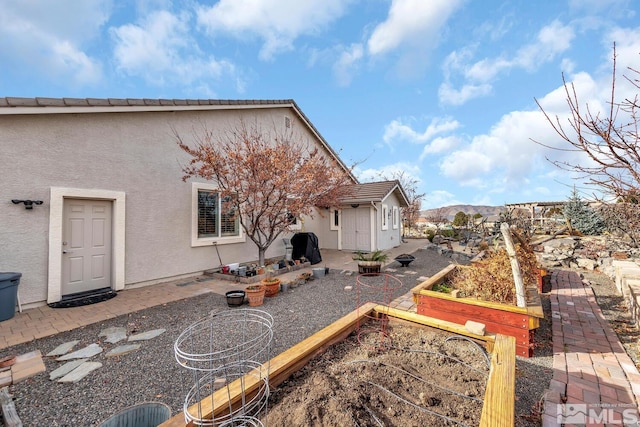 rear view of property with a patio