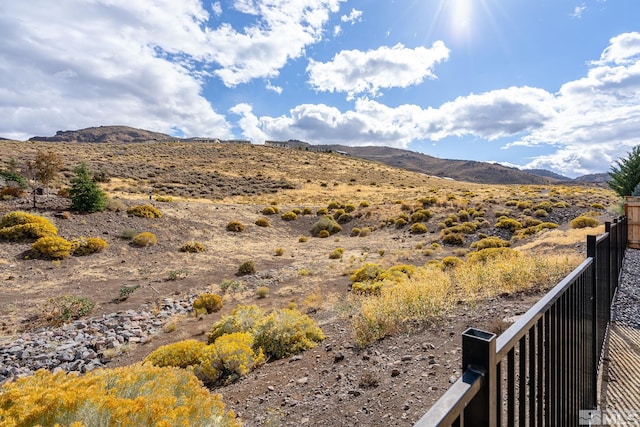 view of mountain feature