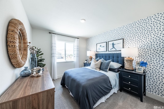 bedroom featuring carpet floors