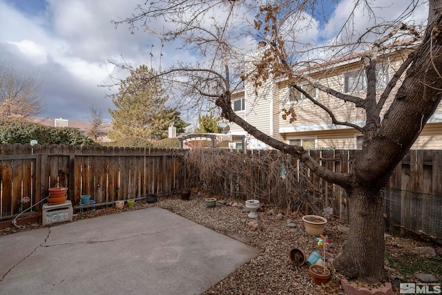 view of yard with a patio