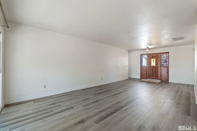 interior space with light hardwood / wood-style flooring