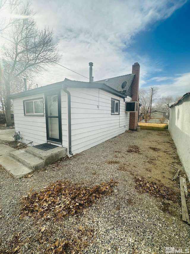 view of rear view of property