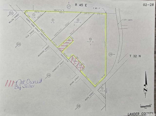 695 N Trescott St, Battle Mountain NV, 89820 land for sale