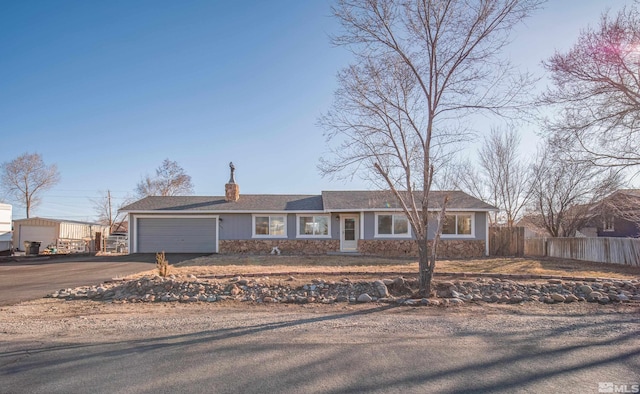 ranch-style house with a garage