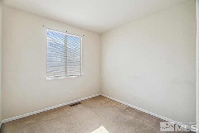 spare room with carpet floors