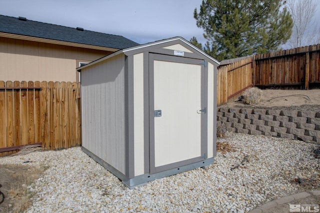 view of outbuilding
