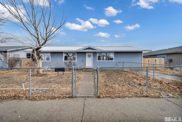 view of ranch-style home