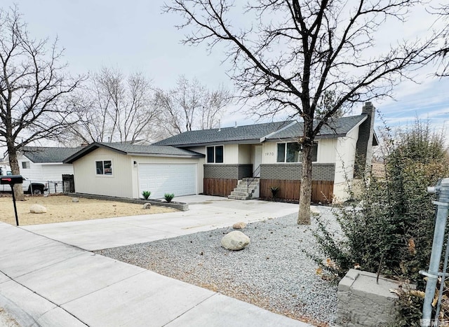 ranch-style house with a garage