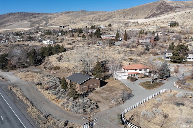 view of mountain feature