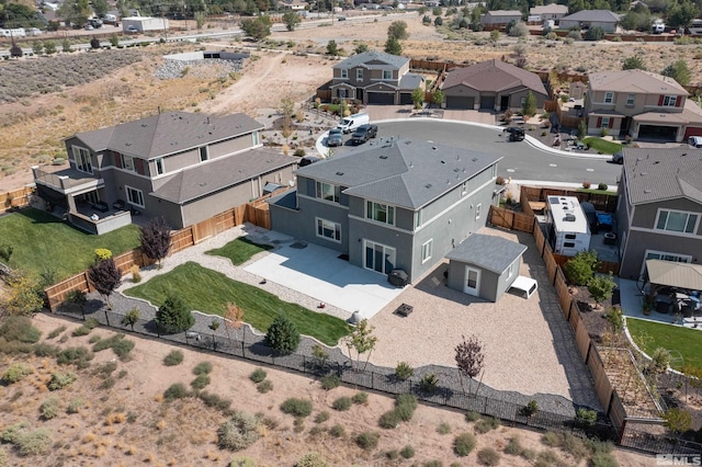 drone / aerial view featuring a residential view