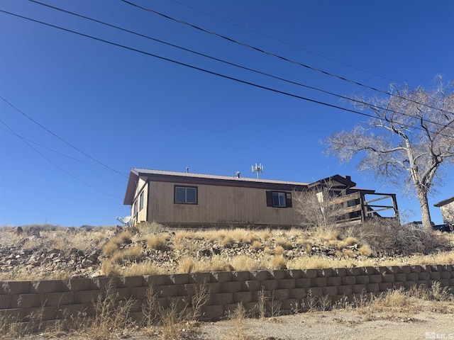 view of side of property