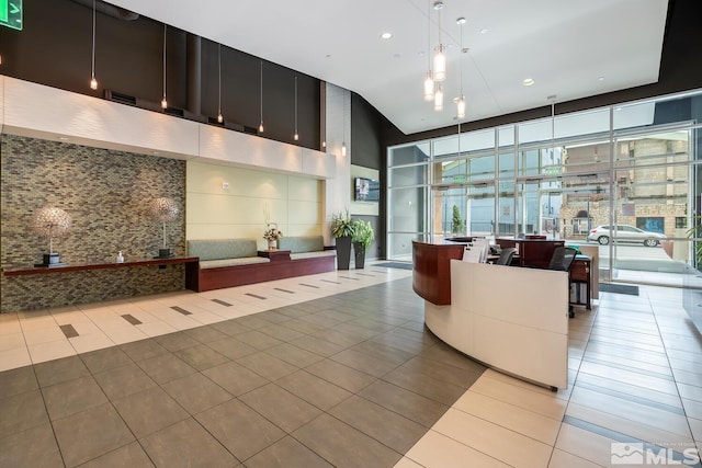 reception area with visible vents