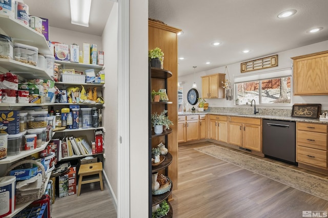 pantry featuring a sink