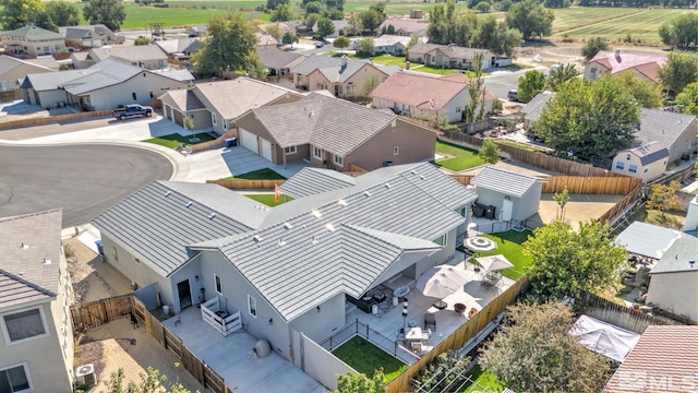 drone / aerial view featuring a residential view