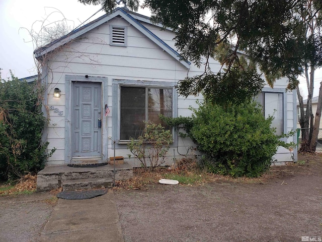 view of front of home