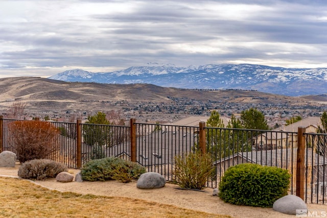 view of mountain feature