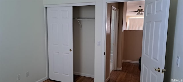 view of closet