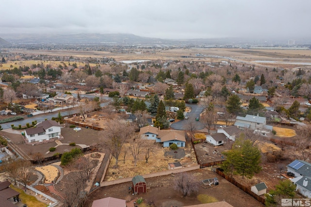 bird's eye view featuring a residential view