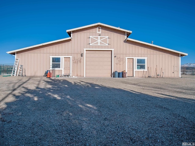 view of outdoor structure with driveway