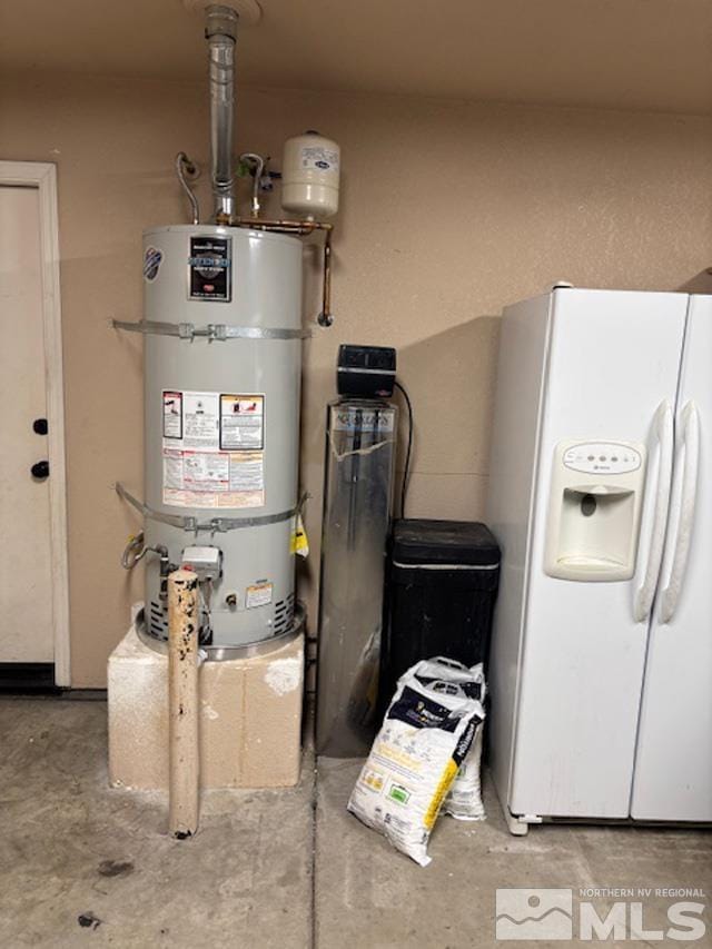 utilities with strapped water heater