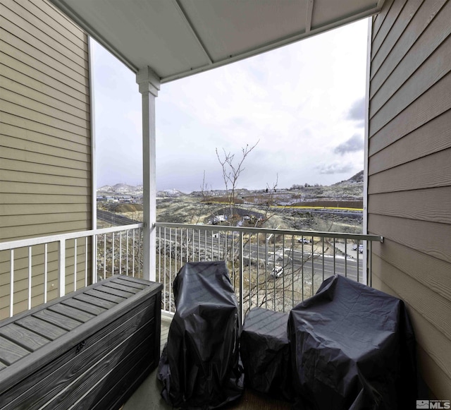 balcony with grilling area