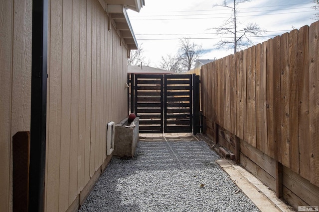 view of property exterior with fence