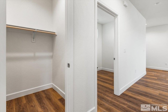 interior space featuring wood finished floors