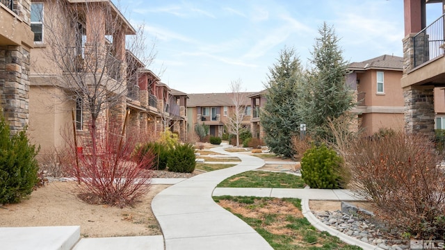 view of property's community with a residential view