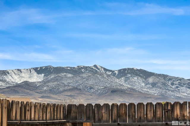 view of mountain feature