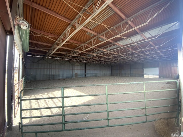 view of stable