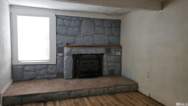 room details with wood finished floors