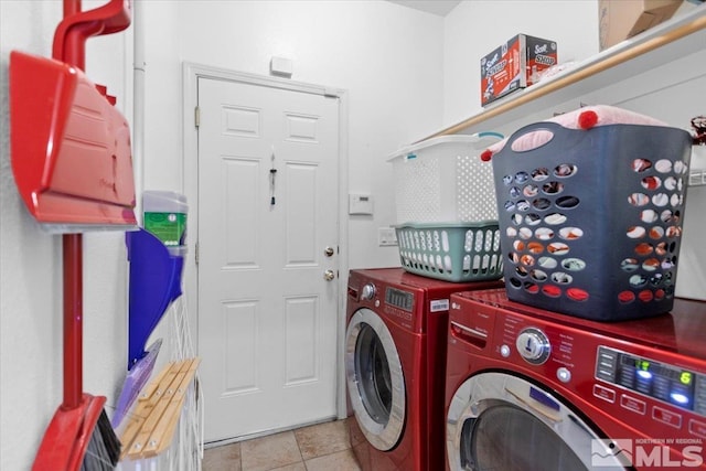 laundry room featuring laundry area and separate washer and dryer