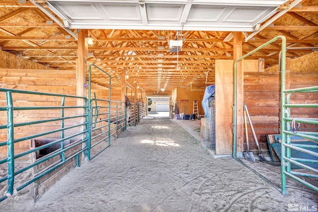 view of stable