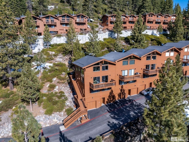 bird's eye view featuring a residential view