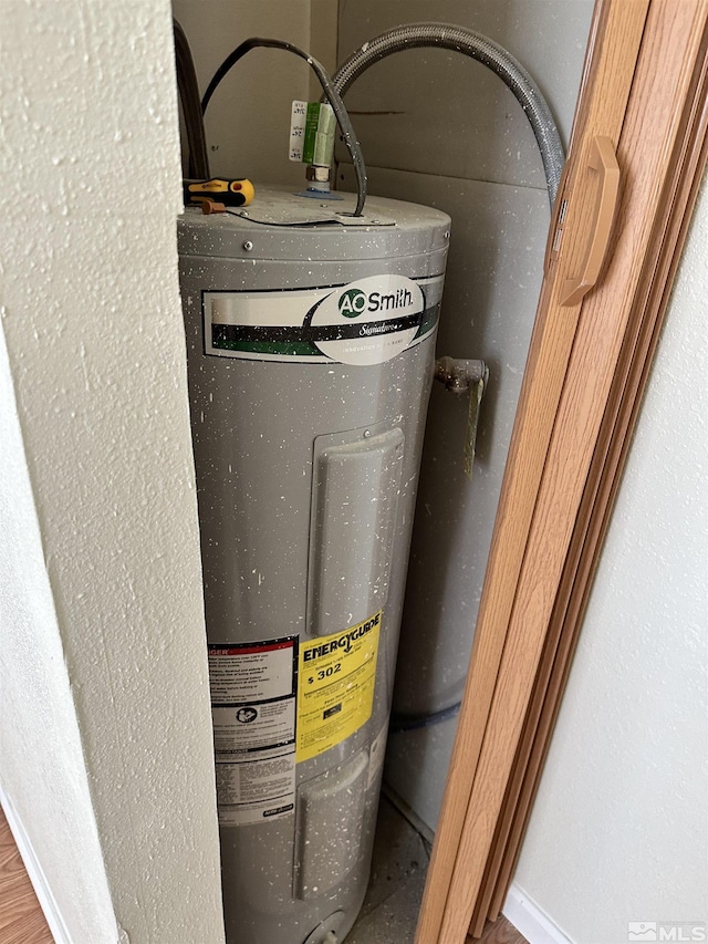 utilities featuring electric water heater