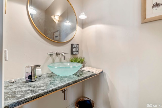 bathroom with a sink