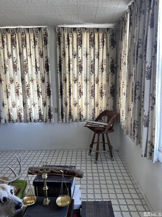 interior space featuring carpet floors