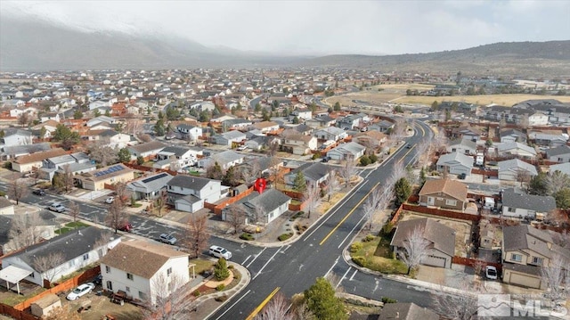 bird's eye view featuring a residential view