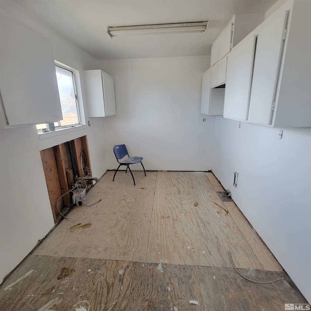 view of unfurnished dining area