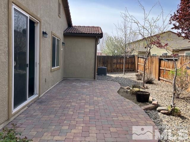 view of patio / terrace with a fenced backyard