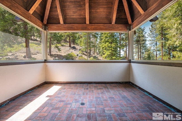 view of patio / terrace with a balcony